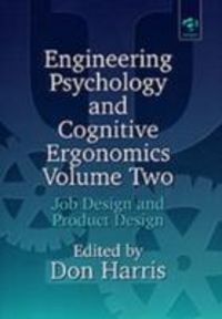 Produktbild: Engineering Psychology and Cognitive Ergonomics