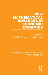Produktbild: New Mathematical Advances in Economic Dynamics