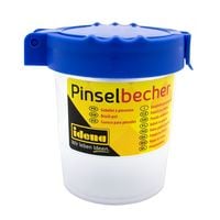 Produktbild: Idena Pinselbecher aus Kunststoff mit Deckel