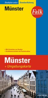 Produktbild: Falk Stadtplan Extra M&uuml;nster 1:23.000