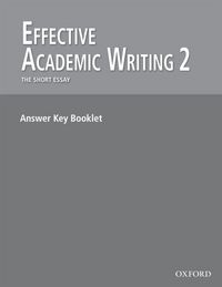 Produktbild: Effective academic writing answer key vol 2