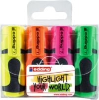 Produktbild: edding Textmarker mini highlighter, 1-3mm, 4er Set