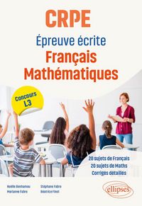 Produktbild: CRPE - Epreuve &eacute;crite Fran&ccedil;ais Math&eacute;matiques