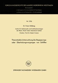 Produktbild: Theoretische Untersuchung des Begegnungs- oder &Uuml;berholungsvorganges von Schiffen