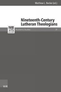 Produktbild: Nineteenth-Century Lutheran Theologians