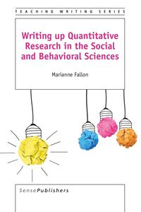 Produktbild: Writing Up Quantitative Research in the Social and Behavioral Sciences