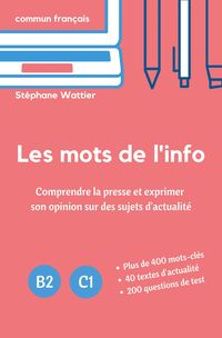 Produktbild: Les mots de l'info