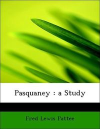 Produktbild: Pattee, F: Pasquaney : a Study
