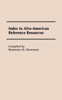 Produktbild: Index to Afro-American Reference Resources