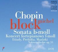 Produktbild: Block, M: Sonate b-moll/Klavierkonzert f-moll/Et&uuml;den