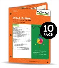 Produktbild: BUNDLE: Hattie: On-Your-Feet Guide: Visible Learning: 10 Mindframes for Teachers: 10 Pack