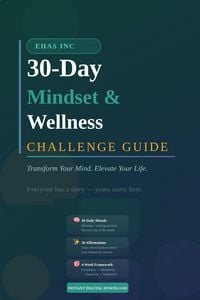 Produktbild: 30-Day Mindset & Wellness Challenge Guide