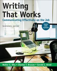 Produktbild: Writing That Works: Communicating Effectively on the Job with 2020 APA Update