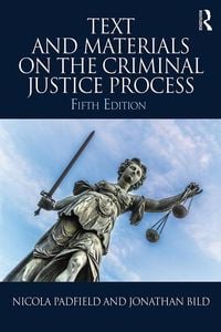 Produktbild: Text and Materials on the Criminal Justice Process