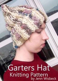 Produktbild: Garter Hat Knitting Pattern