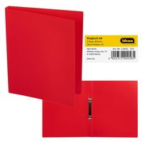 Produktbild: Idena Ringbuch aus Kunststoff 2 Ringe rot DIN A4 R&uuml;ckenbreite 2cm