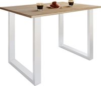 Produktbild: Premium Holz Esstisch K&uuml;chentisch Xona U 140x50