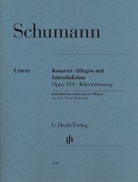 Produktbild: Robert Schumann - Konzert-Allegro mit Introduktion op. 134 f&uuml;r Klavier und Orchester