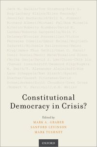 Produktbild: Constitutional Democracy in Crisis?