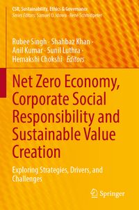 Produktbild: Net Zero Economy, Corporate Social Responsibility and Sustainable Value Creation