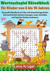 Produktbild: Wortsuchspiel R&auml;tselblock f&uuml;r Kinder von 6 bis 10 Jahren