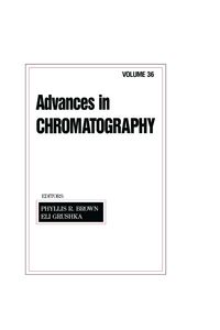Produktbild: Advances in Chromatography