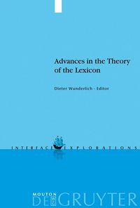 Produktbild: Advances in the Theory of the Lexicon
