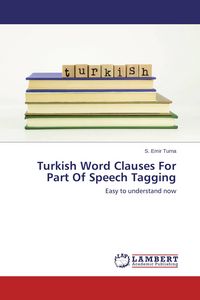 Produktbild: Turkish Word Clauses For Part Of Speech Tagging