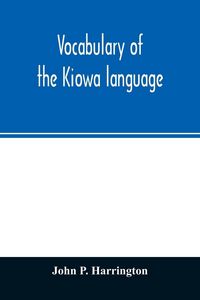 Produktbild: Vocabulary of the Kiowa language