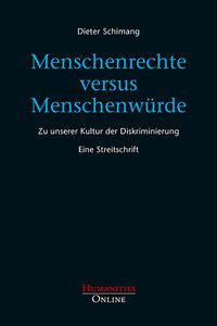 Produktbild: Menschenrechte versus Menschenw&uuml;rde