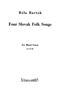 Produktbild: Bart&oacute;k, B: Vier slowakische Volkslieder