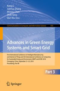 Produktbild: Advances in Green Energy Systems and Smart Grid