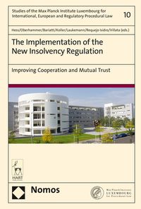 Produktbild: The Implementation of the New Insolvency Regulation