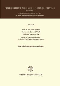 Produktbild: Die Alkali-Kiesels&auml;urereaktion