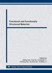 Produktbild: Functional and Functionally Structured Materials
