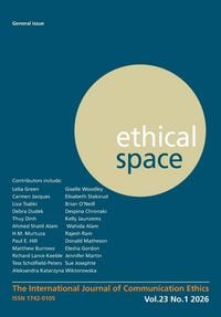 Produktbild: Ethical Space Vol. 23 Issue 1