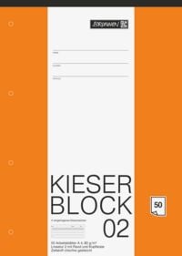 Produktbild: Brunnen KIESER-Block A4 Lineatur 2