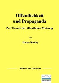 Produktbild: &Ouml;ffentlichkeit und Propaganda