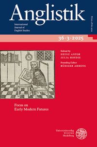 Produktbild: Anglistik. International Journal of English Studies. Volume 36:3 (2025)