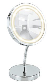 Bild vom Artikel LED Kosmetikspiegel Brolo, Standspiegel, 3-fach Vergrößerung vom Autor 