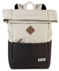 Produktbild: BESTWAY&reg; Rucksack Campus Sytle, Rolltop, natur/taupe, variabel von 19 bis 25 Litern