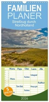 Produktbild: Familienplaner 2026 - Streifzug durch Nordholland mit 5 Spalten (Wandkalender, 21 x 45 cm) CALVENDO