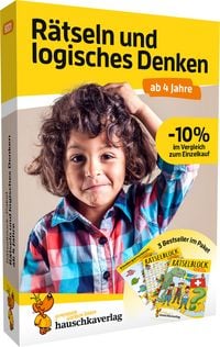 Produktbild: R&auml;tselblock-Paket ab 4 Jahre - R&auml;tseln und logisches Denken