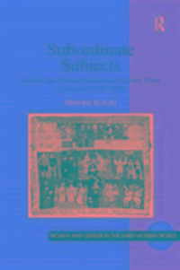 Produktbild: Suzuki, M: Subordinate Subjects