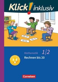Produktbild: Klick! inklusiv - Mathematik, Grundschule / F&ouml;rderschule - Themenhefte f&uuml;r Lernende mit F&ouml;rderbedarf - 1./2. Schuljahr