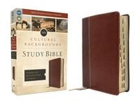 Produktbild: Niv, Cultural Backgrounds Study Bible (Context Changes Everything), Leathersoft, Brown, Red Letter, Thumb Indexed