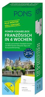 PONS Power-Vokabelbox Französisch in 4 Wochen 
