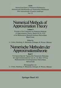 Produktbild: Numerische Methoden der Approximationstheorie / Numerical Methods of Approximation Theory