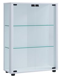 Produktbild: Holz Glas Stand Vitrine Sammelvitrine Sintalo