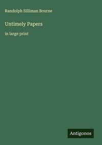 Produktbild: Untimely Papers